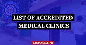 epromed medical clinic|List of LTO.